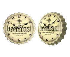 RELOJ DE PARED DISENO GIN METAL GINEBRA - RELOJ DE LA COCINA - CUARZO - Tinas Collection