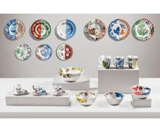 Seletti-Plato Decorativo Híbrido Postre. Color: Multicolor. Medidas: 25X25X3.5