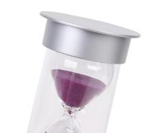 Reloj de Arena de 15 Minutos con Arena de Color Púrpura