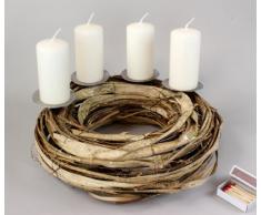 Candelero (Corona de Adviento ratán 32 cm