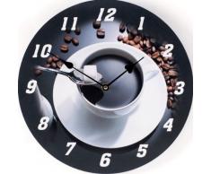RELOJ DE PARED DISENO CAFÉ EXPRESO RELOJ DE COCINA MODERNO - CUARZO - Tinas Collection
