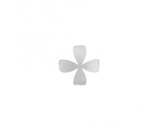 Umbra 470040-660 Decoración de pared - Flor (Conjunto de 25) Blanco