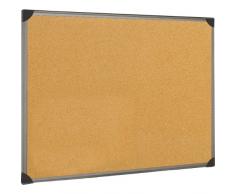 5 Star 876764 - Tablón de corcho y plástico, 60 x 90 cm, color marrón