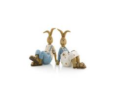 Figura Animal Monsieur conejo sentado figura decorativa Decoración Pascua