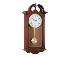 London Clock 25119 - Reloj de pared (con péndulo, madera de caoba)