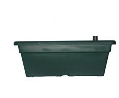 Jardinera Terra con autorriego, color verde, 40 cm