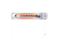 Soler & Palau INFRARED-120N Pared 1200W Color blanco Cuarzo - Calefactor (Cuarzo, Color blanco, IP24, 230 V, 605 mm, 120 mm)
