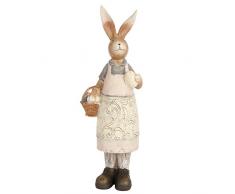 Clayre & Eef 62702 decorativa Decoración figura Conejo Pascua Conejo aprox. 30 cm