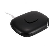 Foxpic Purificador de Aire Iónico Ionizador Filtro de Aire Ambientador para Coche, Ionizador Bar de Oxígeno Con Cargador de Coche (Negro)