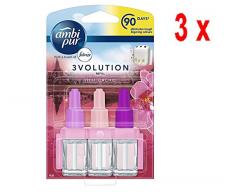 3 x Ambi Pur 3 volution nachfüllung Ambientador de aire eléctrica – Thai orquídea – 20 ml