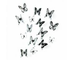 Umbra 470340-188 Decoración de pared Chrysalis Negro/Transparente