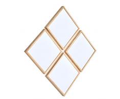 Bi-Office Tairu - Set de 4 tablones magnéticos de borrado en seco, 20 x 20 cm, color pino