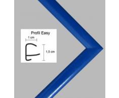 Easy Marco de plástico Para cuadros y pósteres 20x45 cm 45x20 cm Color selecionado: azul Con vidrio acrílico