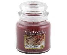 Yankee Candle 1100953E - Vela en vaso, aroma a Espumoso con canela