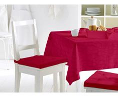 Mantel antimanchas rectangular 140x240 cm CROCO fucsia