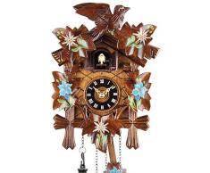 Selva NEGRA uhrenfabrik kammerer reloj de madera con mecanismo de pilas y cuco - oferta de relojes-Park Eble - Eble - Función de 22 cm - 8599001