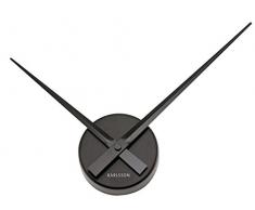 Karlsson Little Big Time Mini - Reloj de pared, aluminio, color negro