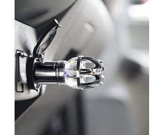 Purificador del Aire del Coche Auto Limpiador de Aire Mini Ambientador Portátil Coche Ionizador Filtro de Aire, Eliminar el Polvo Polen Humo PM2.5 Desinfección Esterilización Descomponer Formaldehído Benceno Olor - Ideal para