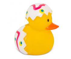 6 x mini novedad de huevos de Pascua de goma de pato baño juguetes de diversión niños infantes conjunto en caja de regalo