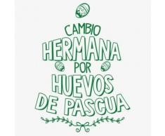 Sudadera con capucha niño Cambio hermana por huevos de pascua by Shirtcity