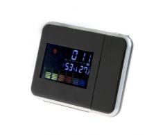 SODIAL(R) Proyeccion del Tiempo Digital de Multi-Funcion Alarma de reloj