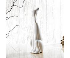 Pure. Estilo de vida – amor perros (Set de 2) – dos colores cerámica decoración animales figura decorativa porcelana esculturas estatuas manualidades boda regalos, Bienvenido a casa calentamiento regalo de Navidad regalos de cumpleaños