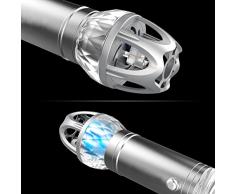 LEORX Coche purificador de aire, ionizador, filtro de aire, purificador de aire iónico, ambientador de aire y eliminador de olores (plata)