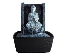 Zen'Light SCFRB1 - Fuente de interior, 20 x 15 x 26 cm, color plateado