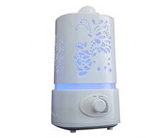Highdas 1.5L humidificador ultras¨®nico Niebla Aire Purificador de habitaciones Oficina ambientador Difusor LED de color Cambio de aceite del aroma Difusor