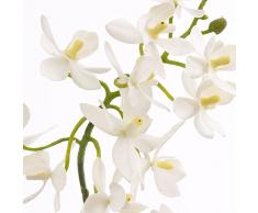 Pequeña orquídea phalaenopsis decorativa EMILY en maceta, blanco, 35 cm - Flor sintética / Planta artificial - artplants