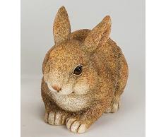 Formano Fröhlicher Decoración Conejo Pascua Conejo Figura decorativa naturfaben acuosa, 17 cm