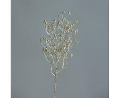 Perla rama rama gesteck Corona de Adviento Decoración Navidad, Tiffany Oro, 45 cm