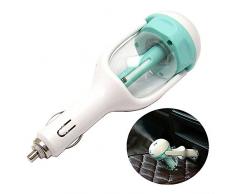 FIRST2SAVVV CAR-JSQ-03G13 azul Automóvil coche Mini humidificador USB purificador de aire ambientador + Luz Mini USB