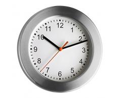TFA 98.1047 - Reloj de pared, color plateado