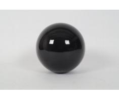 Acero inoxidable de bola negro bola decorativa 2tlg. Juego de 10 cm y 15 cm
