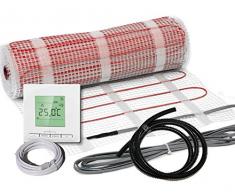 Bodenheizung 24 - Calefacción por suelo radiante eléctrico juego completo bz-150 más (1 m² - 0,5 mx 2 m)
