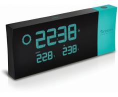 Oregon Scientific PRYSMA B BAR223P - Reloj proyector con previsión meteorológica, color azul