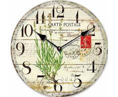 Reloj de pared diseño Postcard - 30cm - Tinas Collection