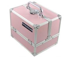Estructura Beauty Case DynaSun BS35 rosa/Rosa joyas con maletín de maquillaje maletín de maquillaje