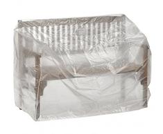 Dehner Buena Elección funda para banco de jardín, aprox. 160 x 75 x 78 cm, polietileno, transparente