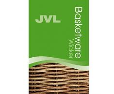 JVL - Juego de cestos de mimbre (3 unidades)