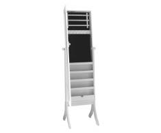 Premier Housewares 2403043 - Organizador de joyas para armario, color blanco