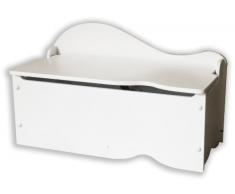 Room Studio 530002 - Baúl infantil (madera MDF, 70 x 36,5 x 45 cm), color blanco