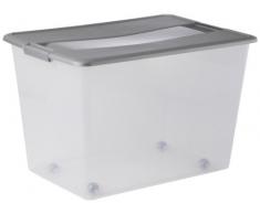 Sundis 4352016 Kliker Roller Caja de Ordenación Polipropileno Plata 57 x 39 x 37,5 cm