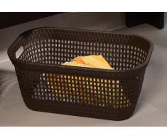 Dea Home Rattan - Cesta para ropa, 45 l