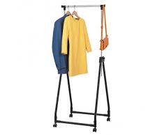 Tatkraft Swift Perchero de Ropa Plegable Compacto Acero Cromado