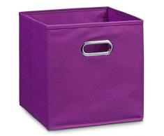 Zeller 14135 Vlies - Caja de almacenaje (28 x 28 x 28 cm), color morado