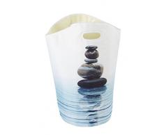 Wenko 62063100 Méditation - Cesto para la colada (60 x 35 x 2 cm)