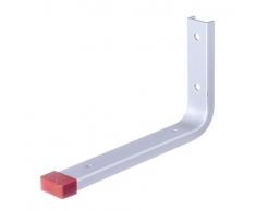 GAH-Alberts - Gancho de pared (recto, aluminio)
