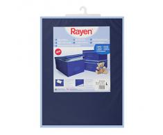 Rayen 2319.50 - Caja para almacenaje de ropa, 48 x 36 x 19 cm, color azul